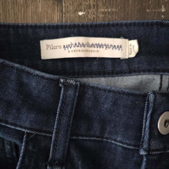 Pilcro & the Letterpress for Anthropologie Slim Boyfriend Jeans Jeggings Size 28 - Picture 5 of 10